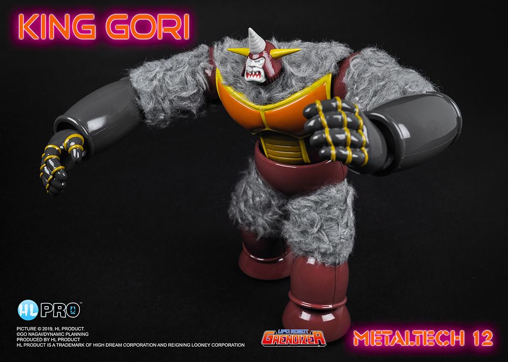 Grendizer / Goldorak Metaltech 12 King Gori 18cm Figure